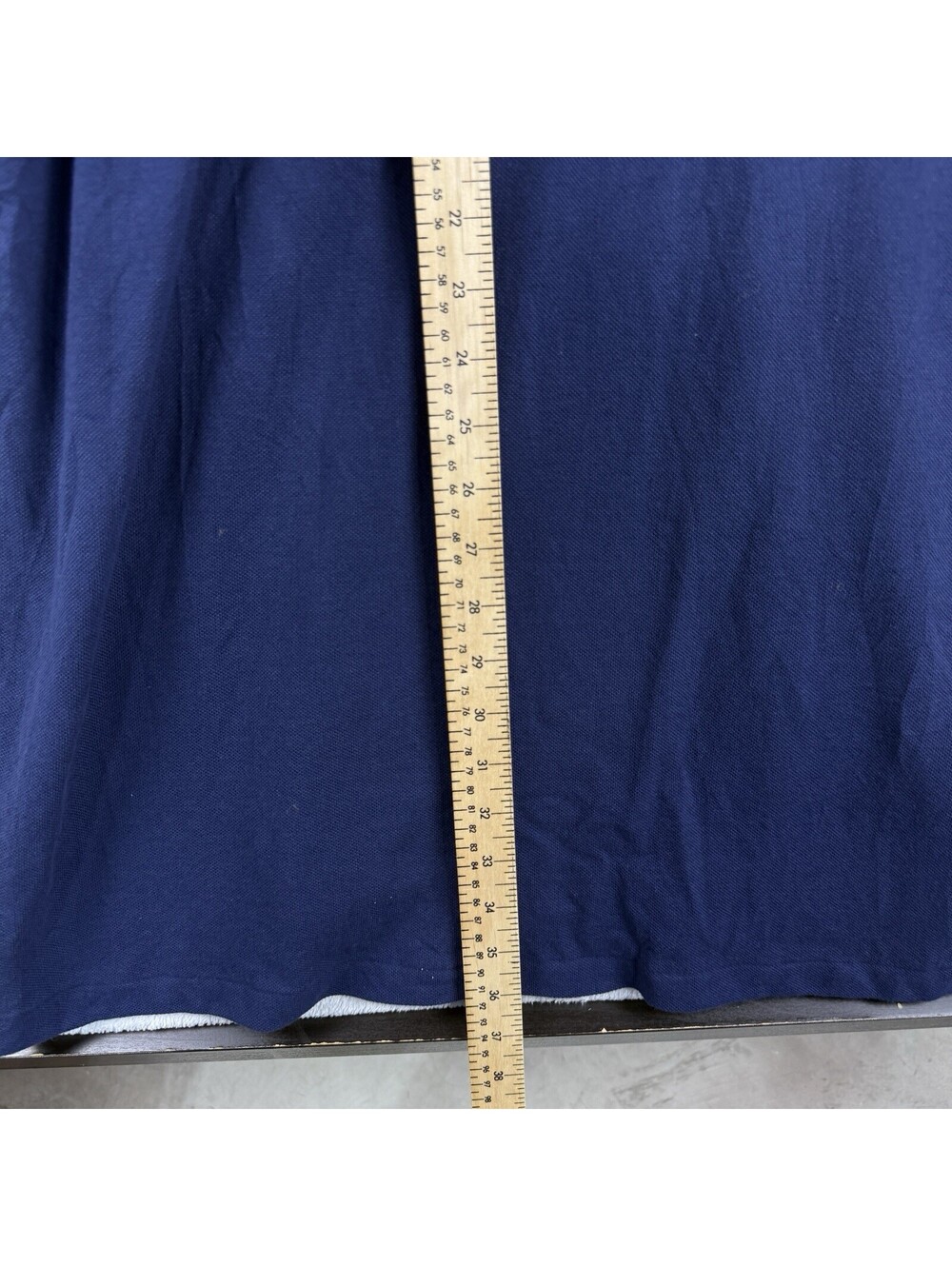 Polo Ralph Lauren Men’s 3XB Navy Blue Polo Shirt Red Pony Tipped Collar Big Tall - Picture 7 of 9